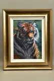 Tiger in the sun by Rolf Harris, print, sold Nov 2021