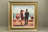 Treading the boards by Mark Spain, print, sold Nov 2021