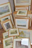 a collection of approximately forty watercolour paintings, to by John James Hamer, watercolour, sold Nov 2021