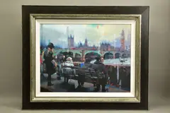 Embankment by Christian Hook, print, sold Nov 2021