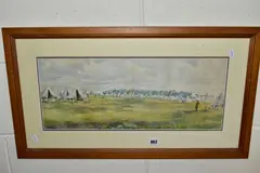 With by G. H. Stuart, watercolor, sold Oct 2021