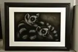 Nosy neighbours by Colin Banks, mixed media, sold Oct 2021