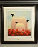 Family by Mackenzie Thorpe, print, sold Oct 2021