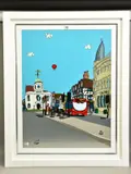 Bridge street, stratford upon avon by Dylan Izaak, oil, sold Aug 2021