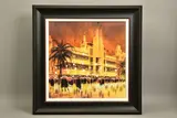 Waterfront shower by Peter J. Rodgers, watercolour on paper, sold Aug 2021