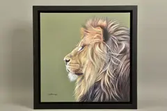 King of the savannah by Darryn Eggleton, print, sold Aug 2021