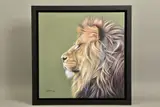 King of the savannah by Darryn Eggleton, print, sold Aug 2021