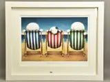 Beside the seaside by Doug Hyde, print, sold Aug 2021