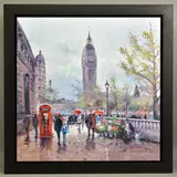 Memories of london by Henderson Cisz, print, sold Aug 2021