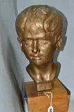 FRBS (1887-1973), 'NEIL', a bronze bust of the artist's by Pilkington Jackson, 1871, bronze, sold Aug 2021