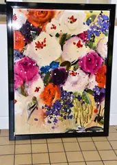 Attaching to the heart of it all by Danielle O'Connor Akiyama, oil on canvas, sold Aug 2021