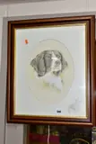 Springer spaniel by John Waterhouse, mixed media on paper, offered Aug 2021