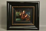 Study for glamour ii by Fabian Perez, oil on canvas, offered Aug 2021