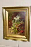 A still life study of mixed flowers by Vincent Clare, oil on board, sold Aug 2021