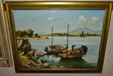 Untitled by H. Cheng, oil on canvas, sold Aug 2021