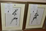 comprising two Robert Heindel limited edition prints, Carmina Burana III + by Pictures And Prints, oil on canvas, sold Aug 2021