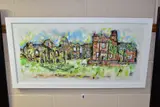 Tutbury castle by Lucinda Berman, watercolour, sold Aug 2021