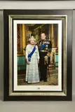 'HER MAJESTY QUEEN ELIZABETH AND HRH PRINCE PHILIP', a limited edition by John Swannell, print, sold Aug 2021