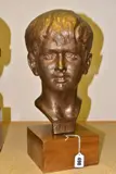 FRBS (1887-1973), 'NEIL', a bronze bust of the artist's by Pilkington Jackson, 1871, bronze, offered Aug 2021