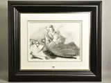 Wasn by Gabe Leonard, charcoal on paper, offered Jul 2021