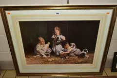 Playtime by David Shepherd, print, sold Jul 2021