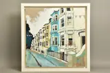 Jubilee street 1 by Camilla Dowse, acrylic on board, sold Jul 2021