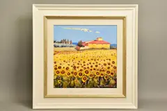 Splendori della toscana ii by Bruno Tinucci, oil on canvas, sold Jul 2021