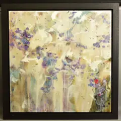 Quiet reveal by Danielle O'Connor Akiyama, oil on canvas, sold Jul 2021