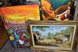 British 20th century by Stan K Mitchell, oil on canvas, sold Jul 2021