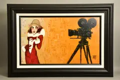 Her first screen test by Todd White, print, sold Jul 2021