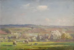 Springtime by William Greaves, Oil on board, sold Aug 2021