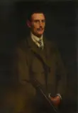 Portrait of Sidney Williams by Hugh de Twenebrokes Glazebrook, Oil on canvas, sold Aug 2021