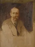 Self portrait Oil by Thomas Frederick Mason Sheard, Oil on canvas, sold Aug 2021