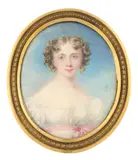 Portrait of a young lady by Andrew Robertson, watercolor, sold Aug 2021
