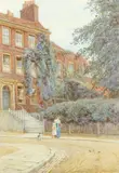 Stanfield House by Helen Allingham, Pencil and watercolour heightened with white, sold Aug 2021