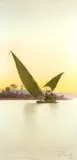 Dawn over the River Nile Signed and dated A by Alexandre Nicolaievich Roussoff, Watercolour, sold Aug 2021