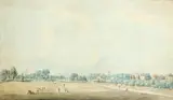 A view of Richmond from Twickenham Park Pencil and by Thomas Sandby, Pencil and watercolour heightened with white, sold Aug 2021