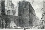 Veduta degli avanzi del Foro di Nerva by Giovanni Battista Piranesi, print (other), sold Aug 2021
