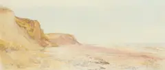 Low tide by Thomas Collier, Pencil and watercolour, sold Aug 2021