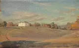 A view of Tring Park Mansion by George Garrard, 1794, oil on card, sold Aug 2021