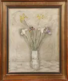 Taisho or showa era by Sei Koyanagui, oil on canvas, sold Jul 2021