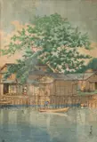 Showa era or later by Kawase Hasui, print on paper, sold Jul 2021