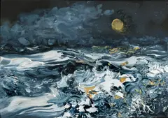Untitled by Maggi Hambling, Oil on board, sold May 2021