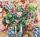 Untitled by Clare Arbuthnott, Gouache, acrylic and ink, sold May 2021