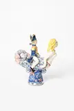 The Glory Triumph of Nelson ceramic sculpture painted in colours by David Cleverley, sculpture, offered May 2021