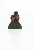 Reisfinkenparchen by Wilhelm Krieger, 1920, bronze, sold May 2021