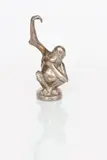 Ca Gratte a cire perdue silvered bronze sculpture of an by Édouard-Marcel Sandoz, bronze, sold May 2021