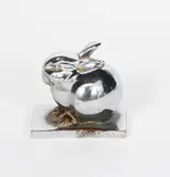 Lapin Bijou a small silvered bronze sculpture of a rabbit by Édouard-Marcel Sandoz, bronze, offered May 2021