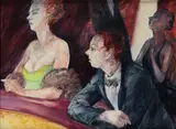 The Box Signed with initials S by Stephen Young, Oil on linen, offered May 2021