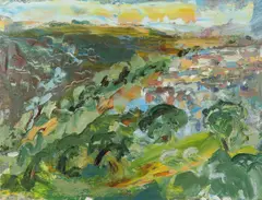 Lyrical Lights Signed Veronica Gibson by Veronica Gibson, Oil on board, sold May 2021